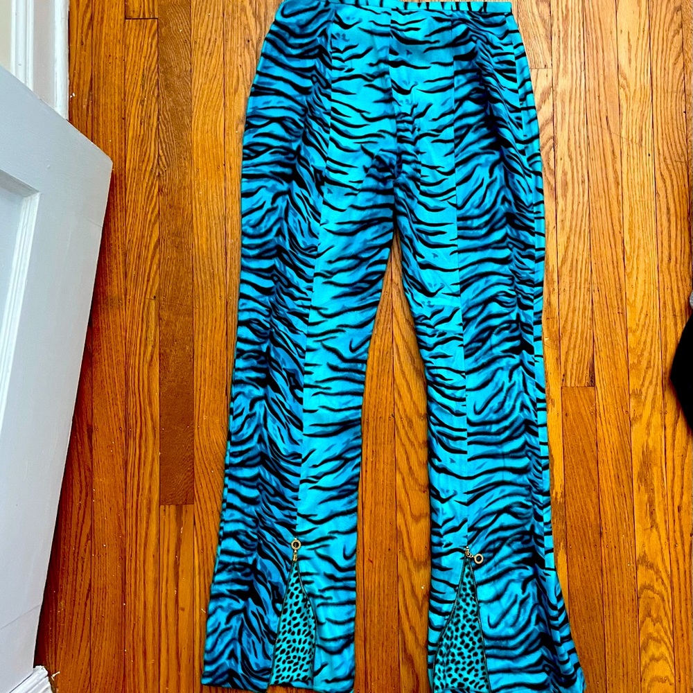 Versace couture Rare Zebra Pants 28/42